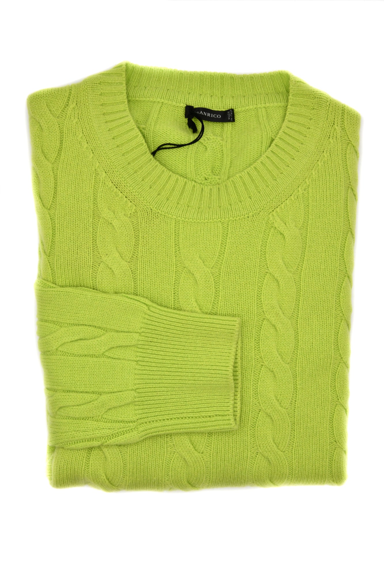 Manrico Cashmere Cable Knit Sweater