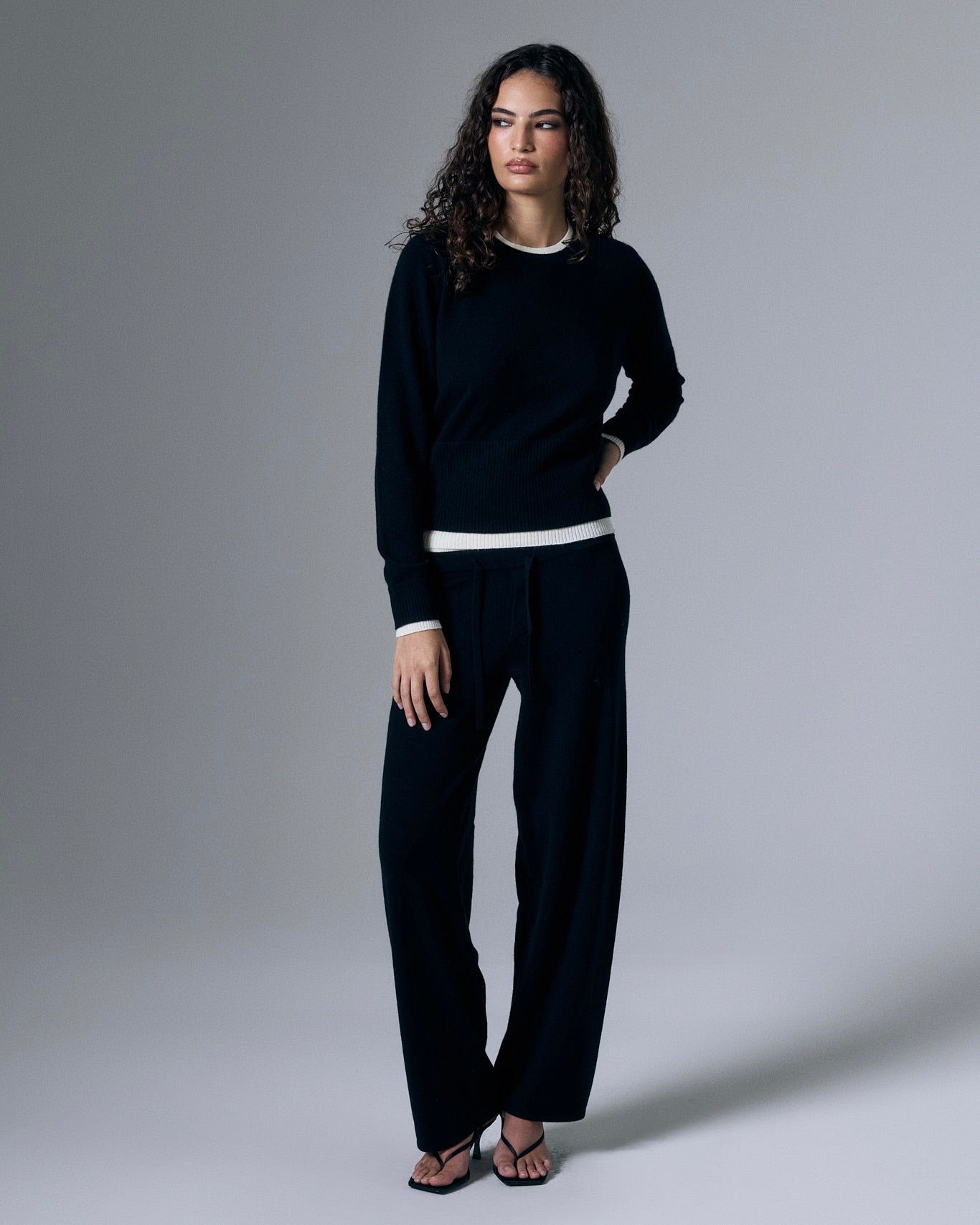 Tove Layered Cashmere Pant