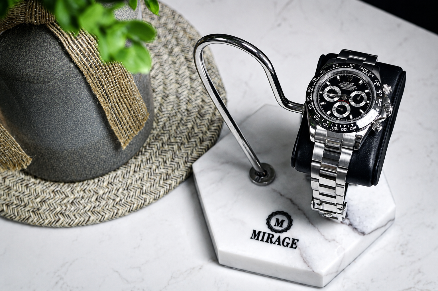 Watch Stand Display | White Marble (Limited Edition)