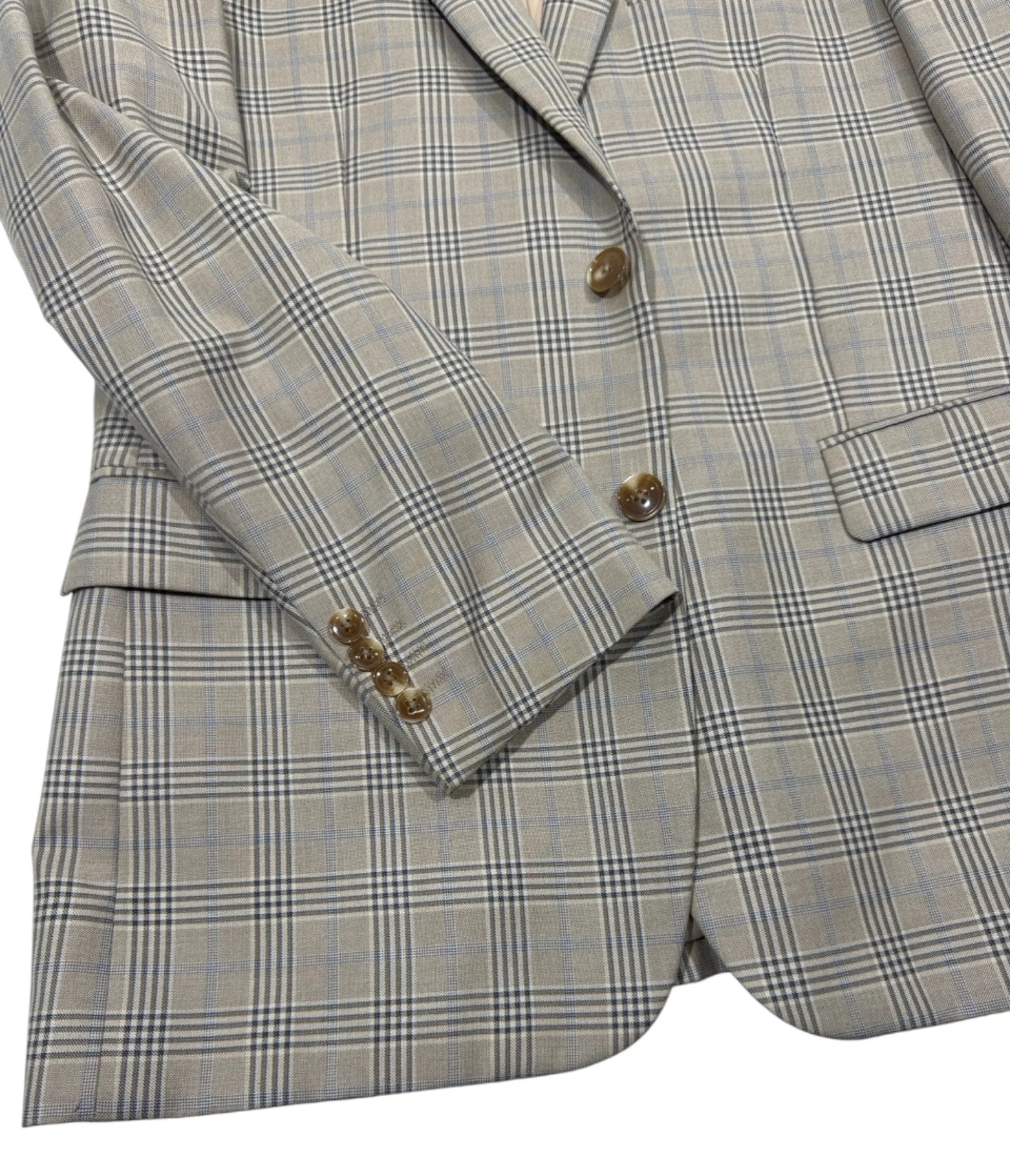 ZZMJ493 Plaid Sport Coat 40R