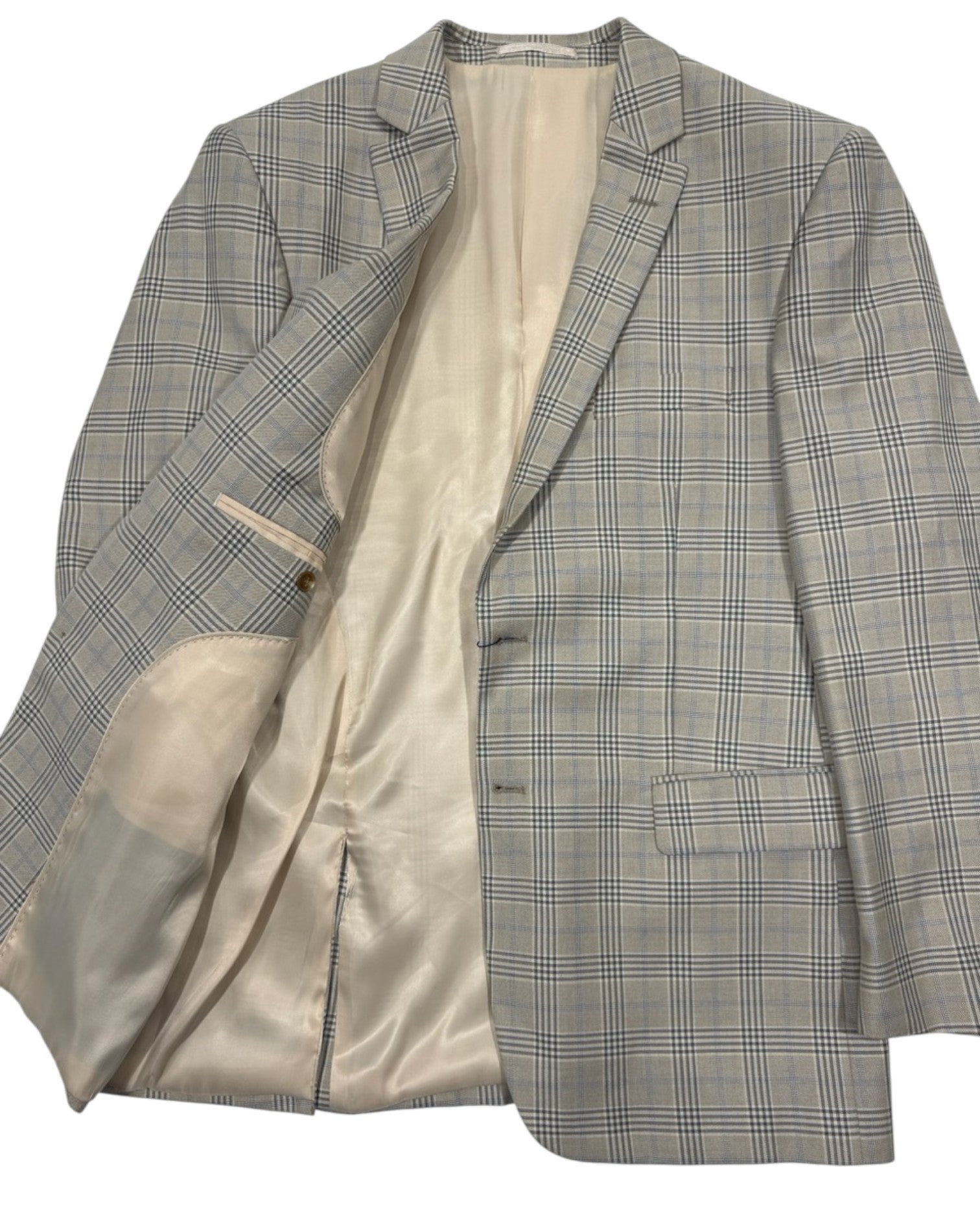 ZZMJ493 Plaid Sport Coat 40R