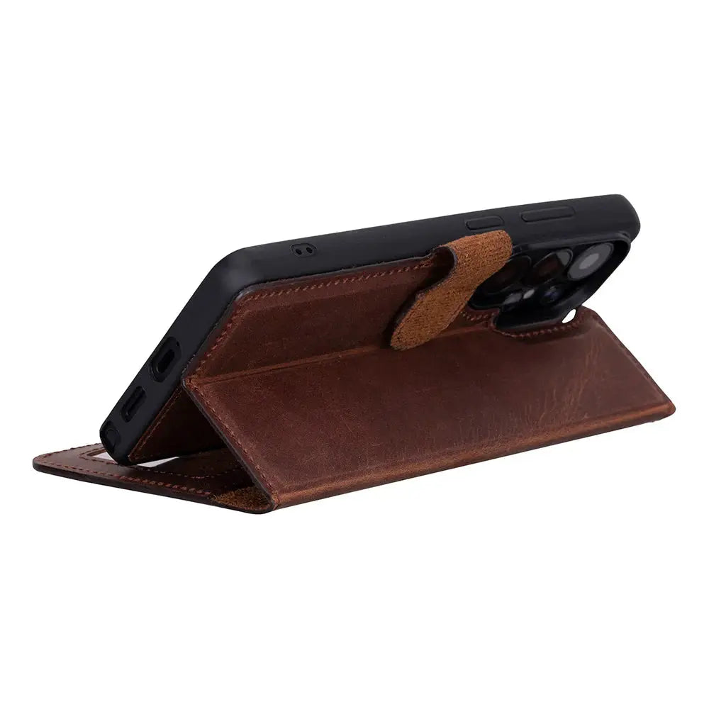 Samsung Galaxy S26 Plus Leather Wallet Case Detachable RFID – Magic