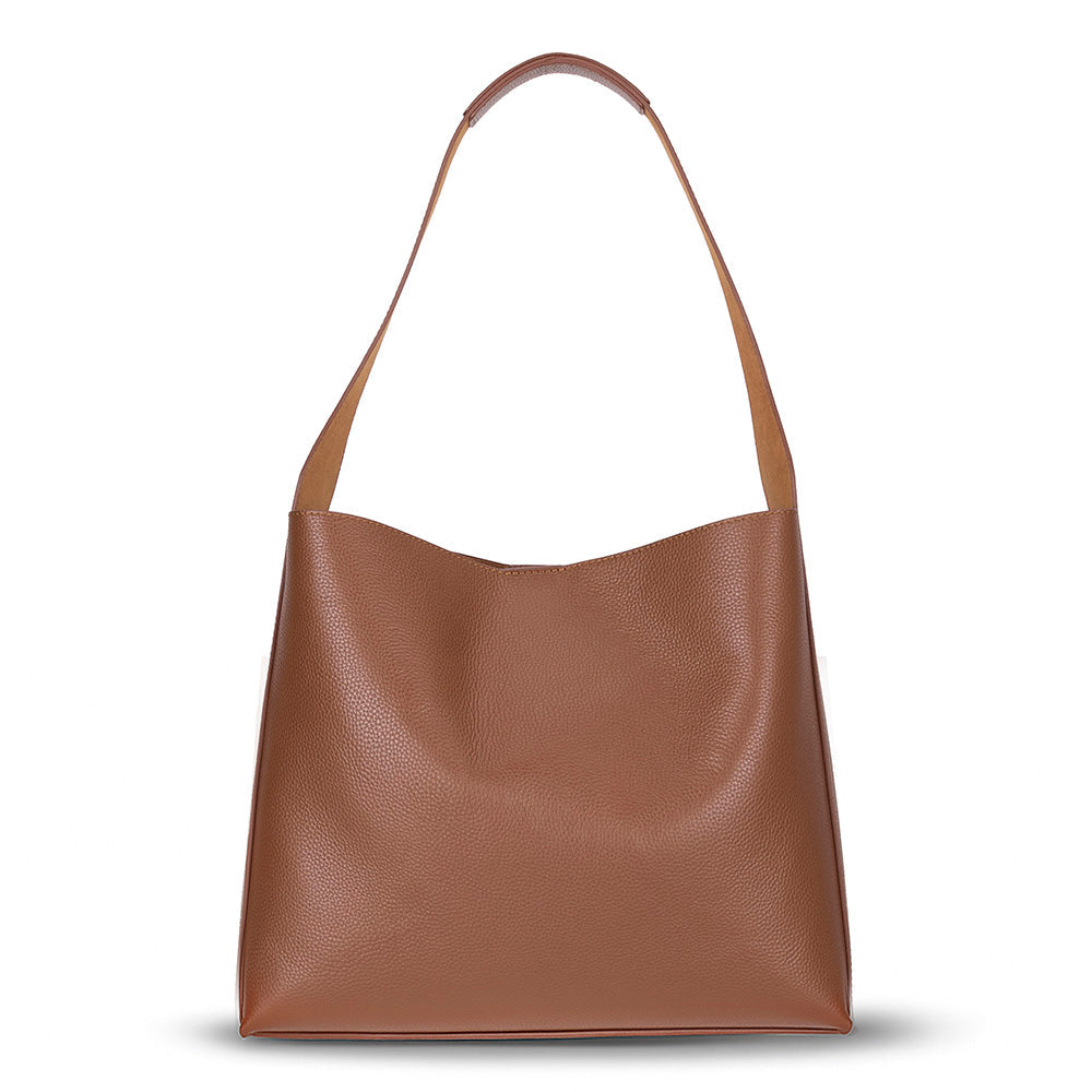 Stella Leather Women’s Tote Bag – Genuine Leather Shoulder Bag for Everyday Elegance | Minimal & Handcrafted