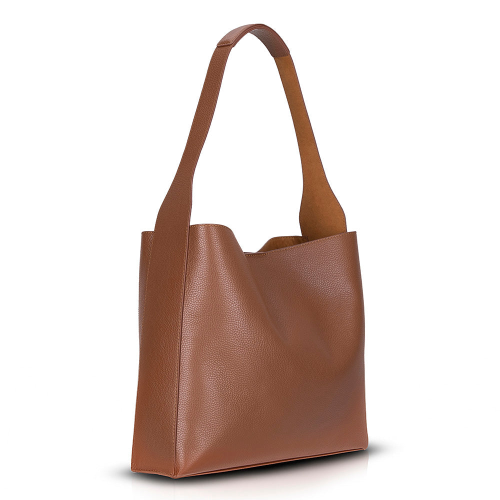 Stella Leather Women’s Tote Bag – Genuine Leather Shoulder Bag for Everyday Elegance | Minimal & Handcrafted