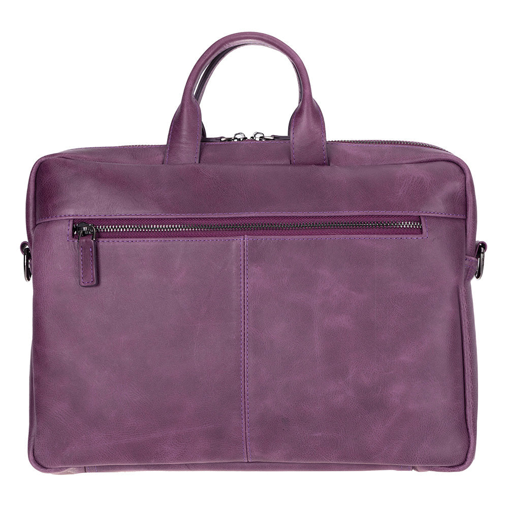 Apollo Leather Business Briefcase / Laptop Case 14"