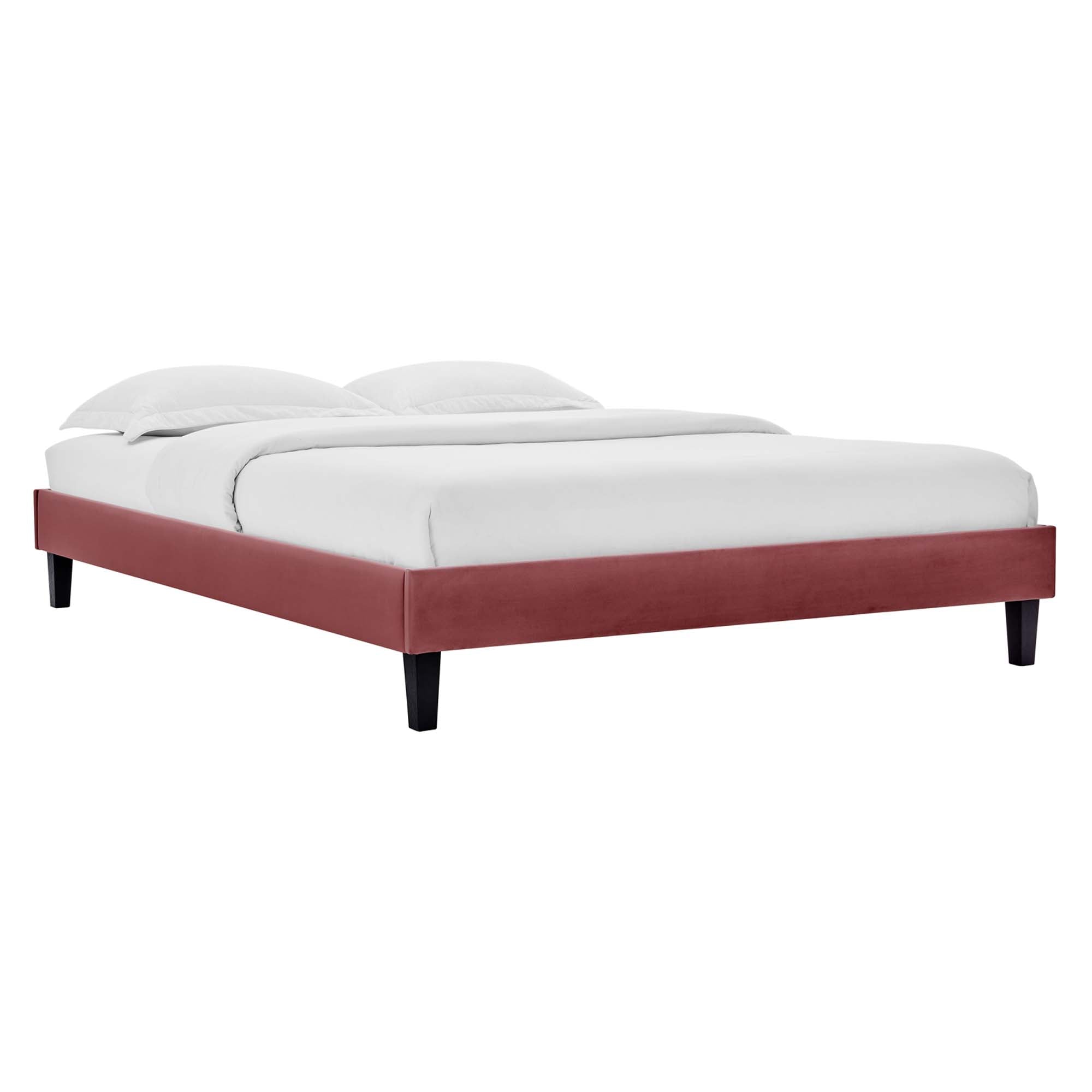 Alessi Performance Velvet Queen Platform Bed by Modway