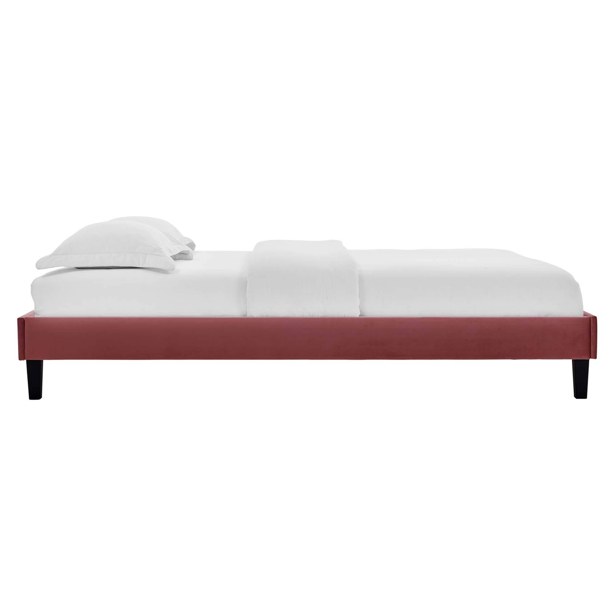 Alessi Performance Velvet Queen Platform Bed by Modway