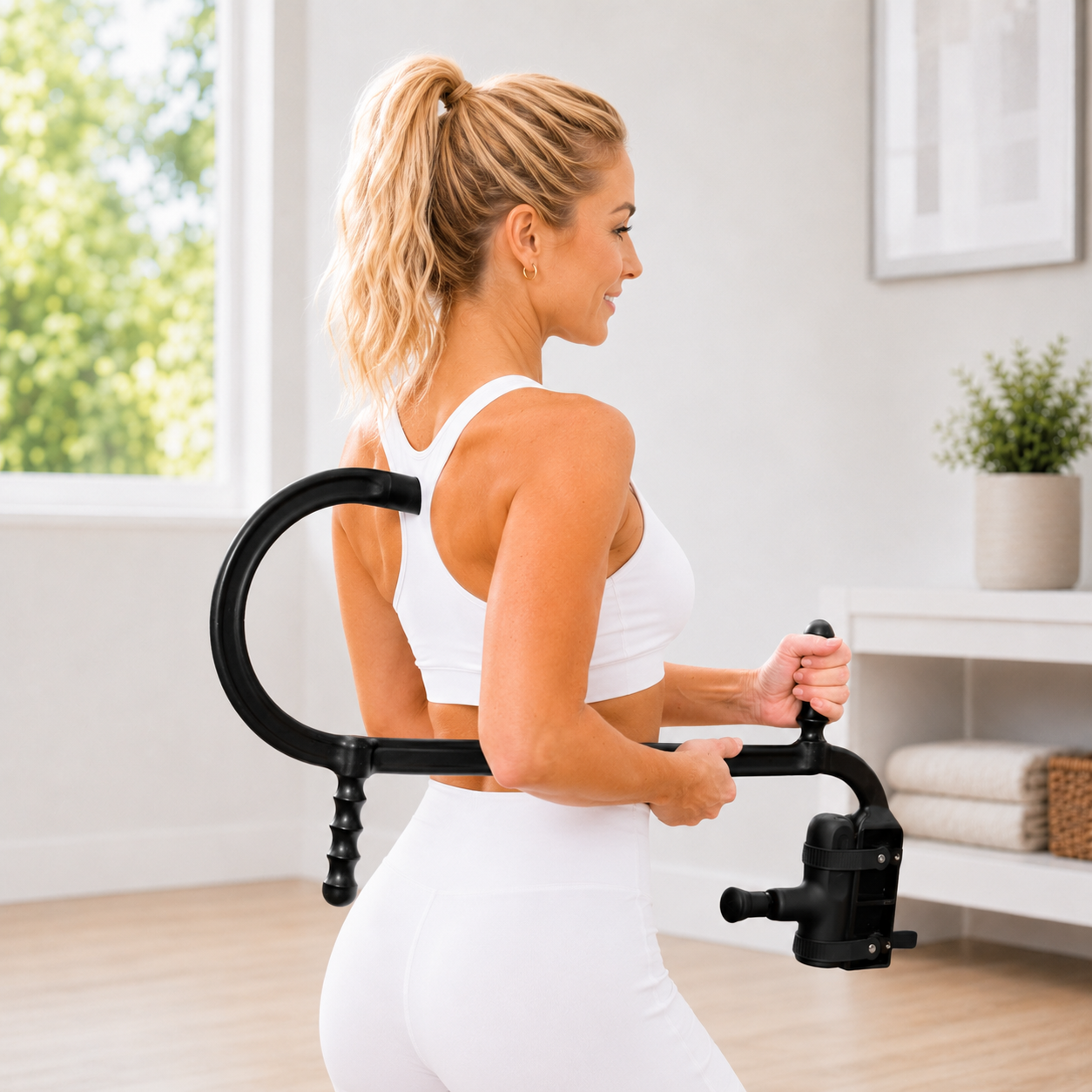 MVPmini Percussion Massage System with Vibration & Premum Silicone Massage Heads with Impact Control that Contour to Your Body
