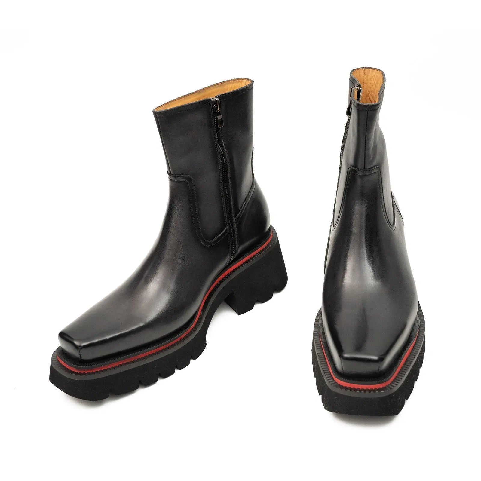 Men's Calfskin Thick - Sole Chelsea Boots
