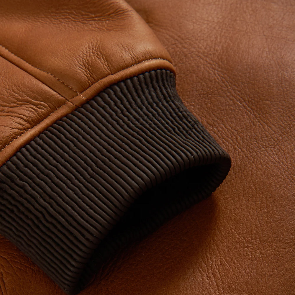 Men’s B3 Brown Flying Aviator Shearling Bomber Jacket
