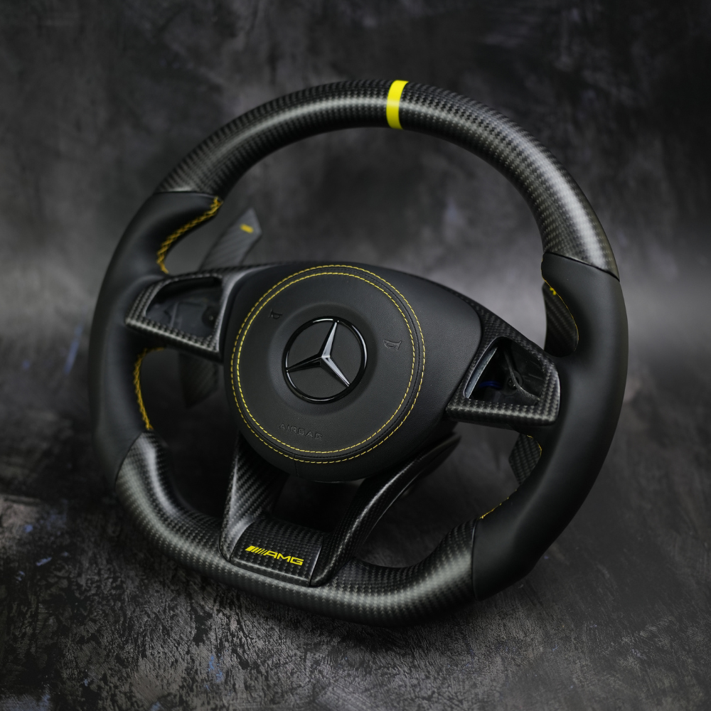 2015-2018 Mercedes Benz AMG | Retrofit for older/ non-AMG Models Available Custom Steering Wheel by Exclusive Steering