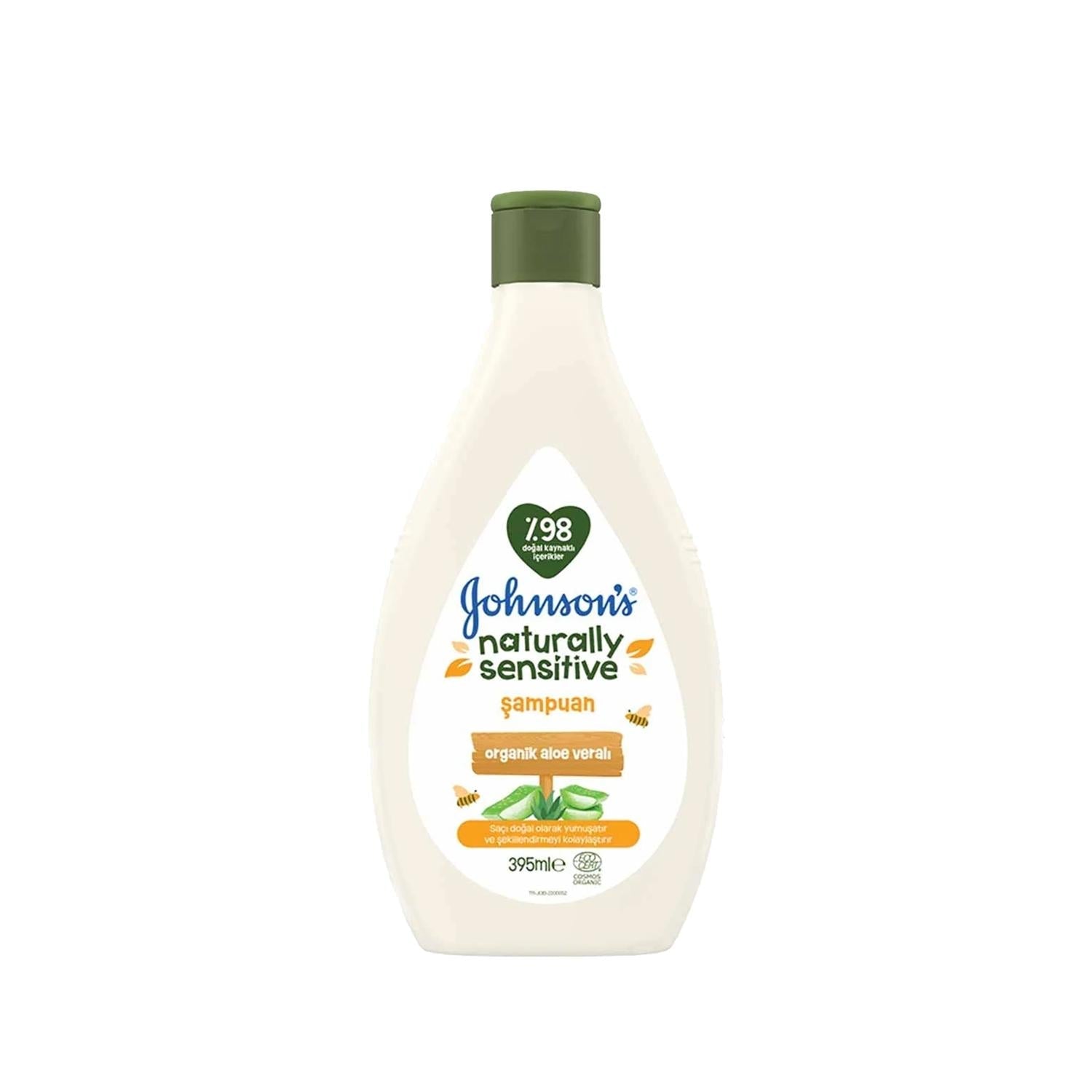 Johnson's Baby Naturally Sensitive Baby Body Wash - Gentle, Hypoallergenic, and Natural Ingredients for Sensitive Skin - 13.36 fl oz