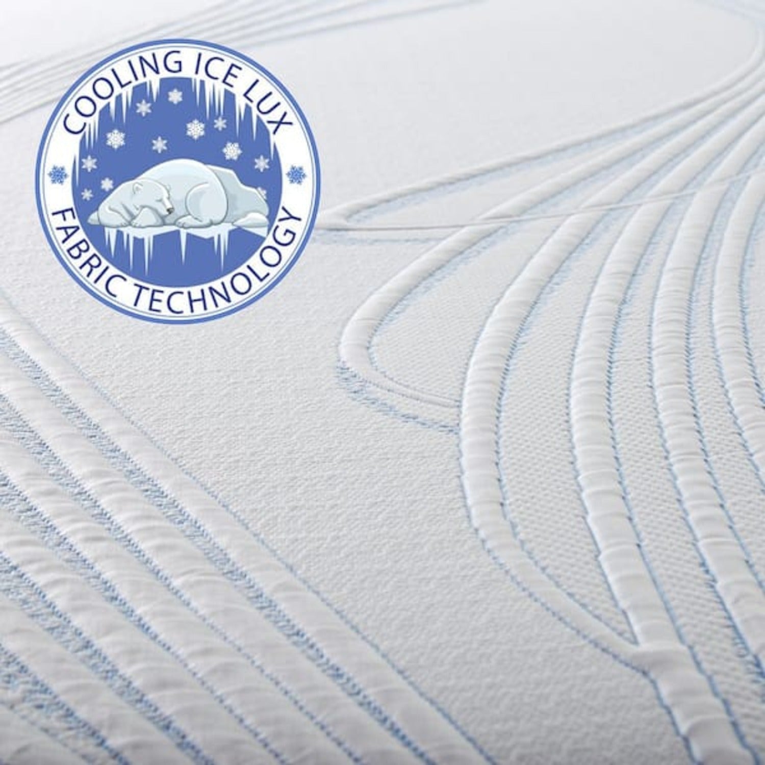 New Pluma White/Gray 12" SensaFlex GelLux King Mattress