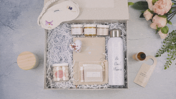 New Mom Gift – Natural Pampering Skincare & Self-Care Box