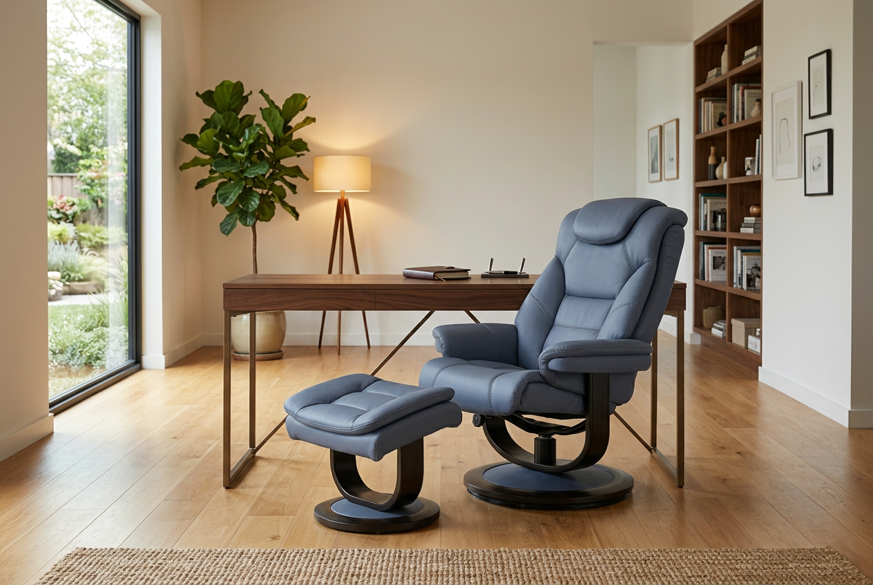 Oslo Euro Recliner w/ Ottoman