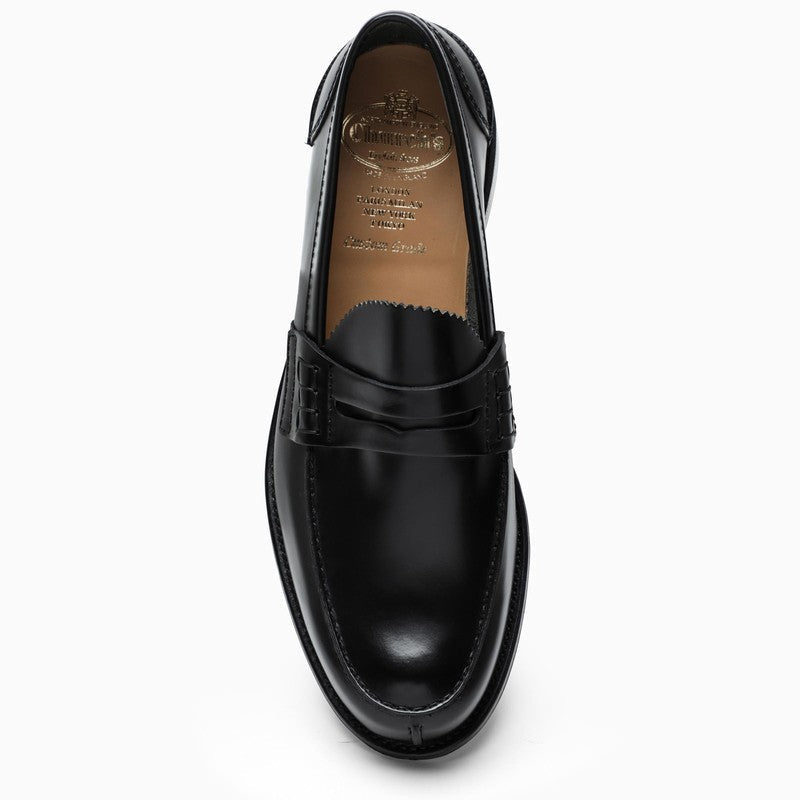 CHURCH'S Classic Shiny Leather Pembrey Loafers - Men's Footwear