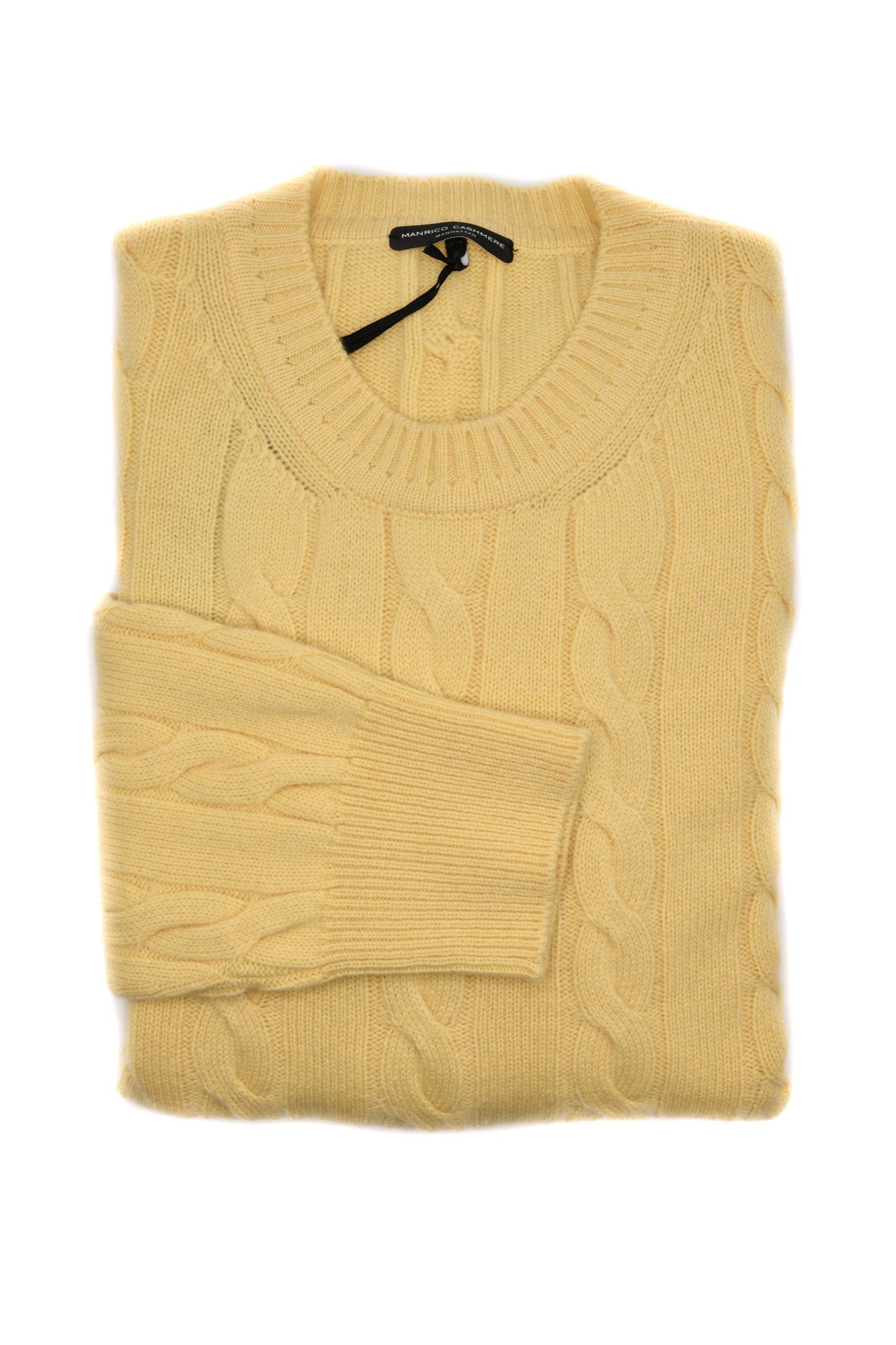 Manrico Cashmere Cable Knit Sweater