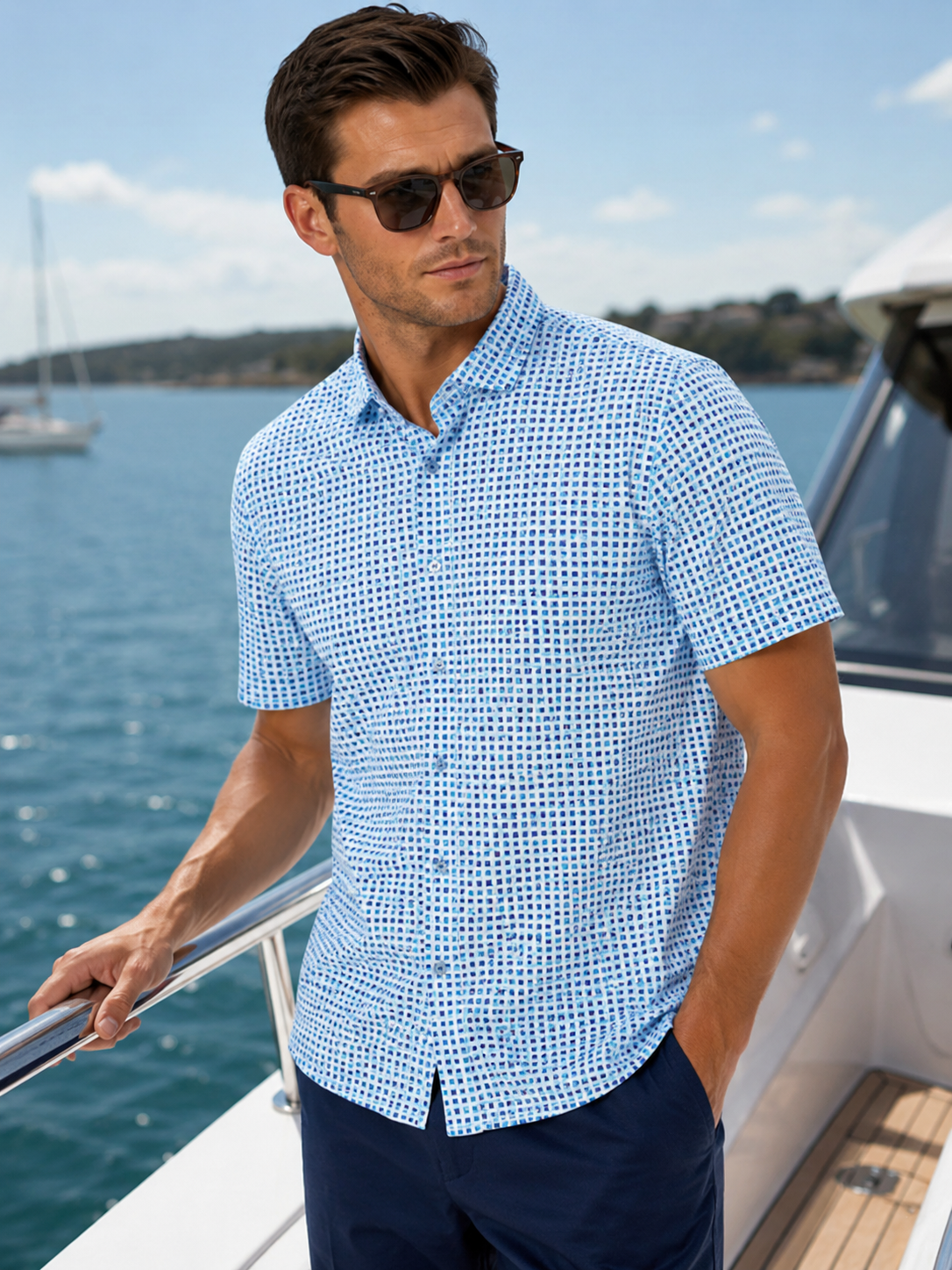 Palm Springs Short Sleeve Tech Shirt  - Men