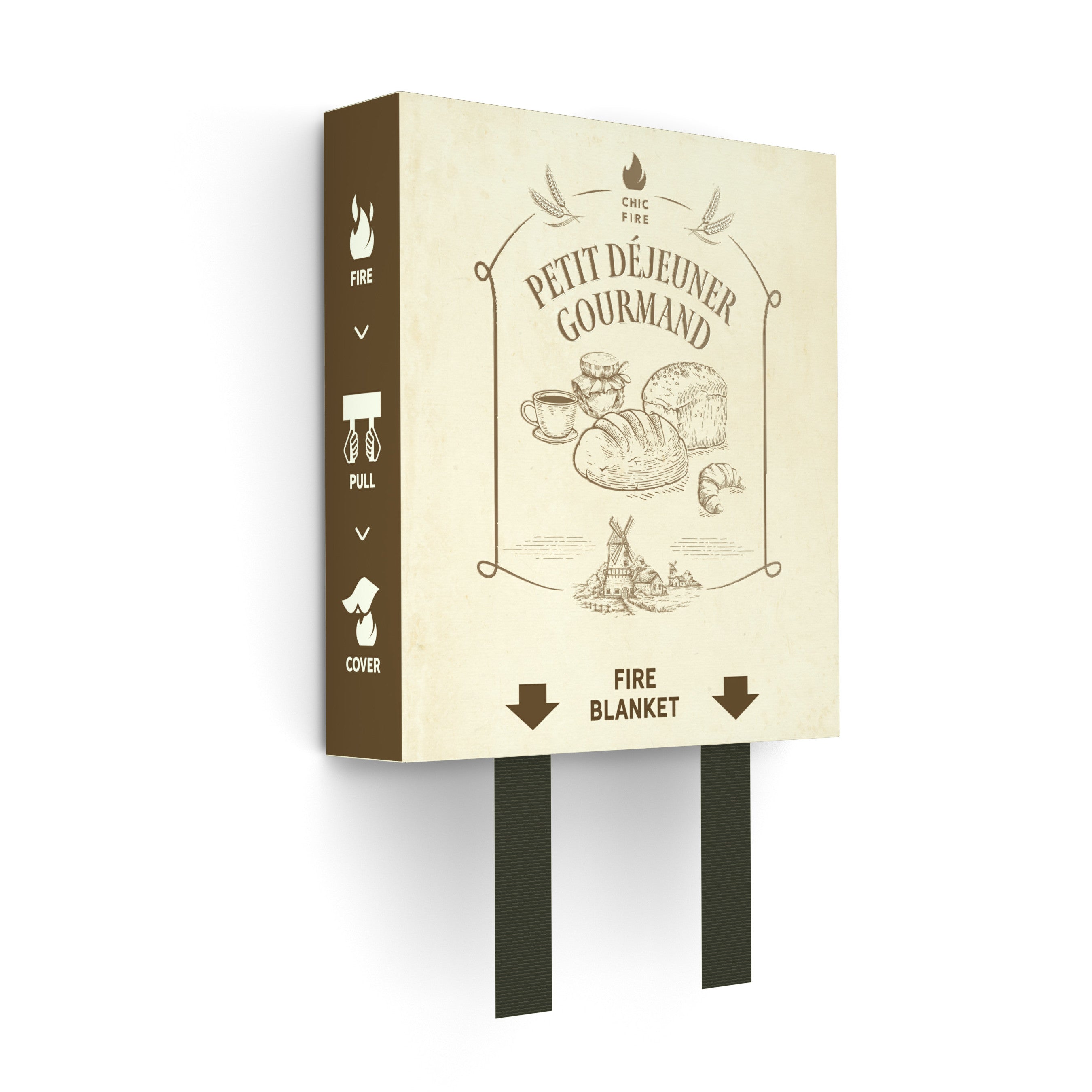 Design Fire Blanket - Petit Dejeuner Gourmand