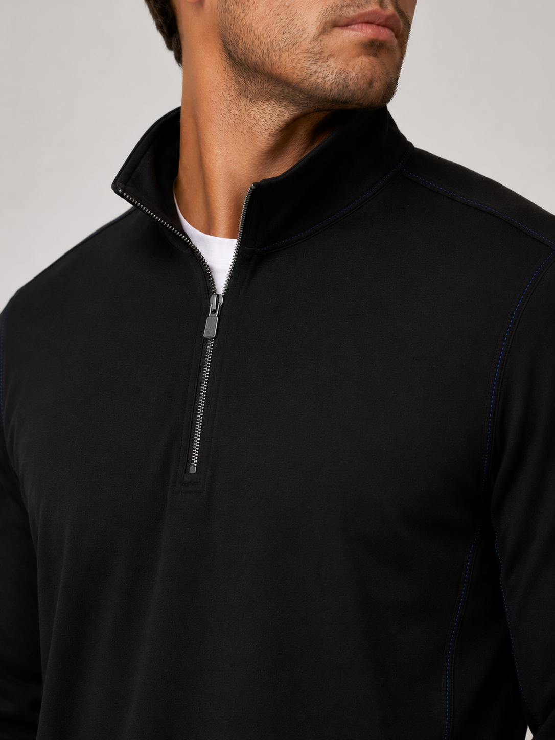Buki Cinqo Travel Half Zip - Black  - Men