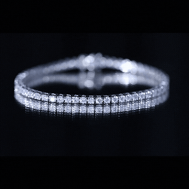 Certified Lab Grown Classic Round Diamond Tennis Bracelet