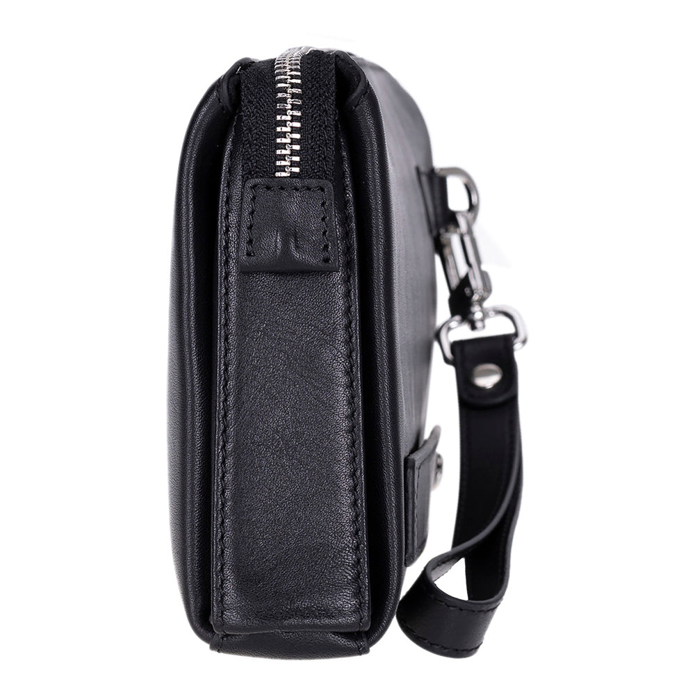 Lupus Leather Clutch Bag – Genuine Leather Wrist Clutch for Men & Women for Everyday Elegance | Minimal & Handcrafted