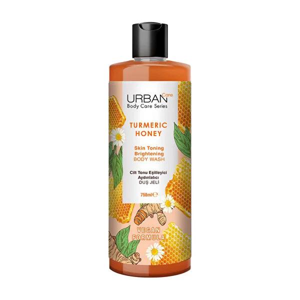 Urban Care Turmeric Honey Body Wash - Vegan, Paraben-Free, Natural Skincare for Uneven Skin Tone