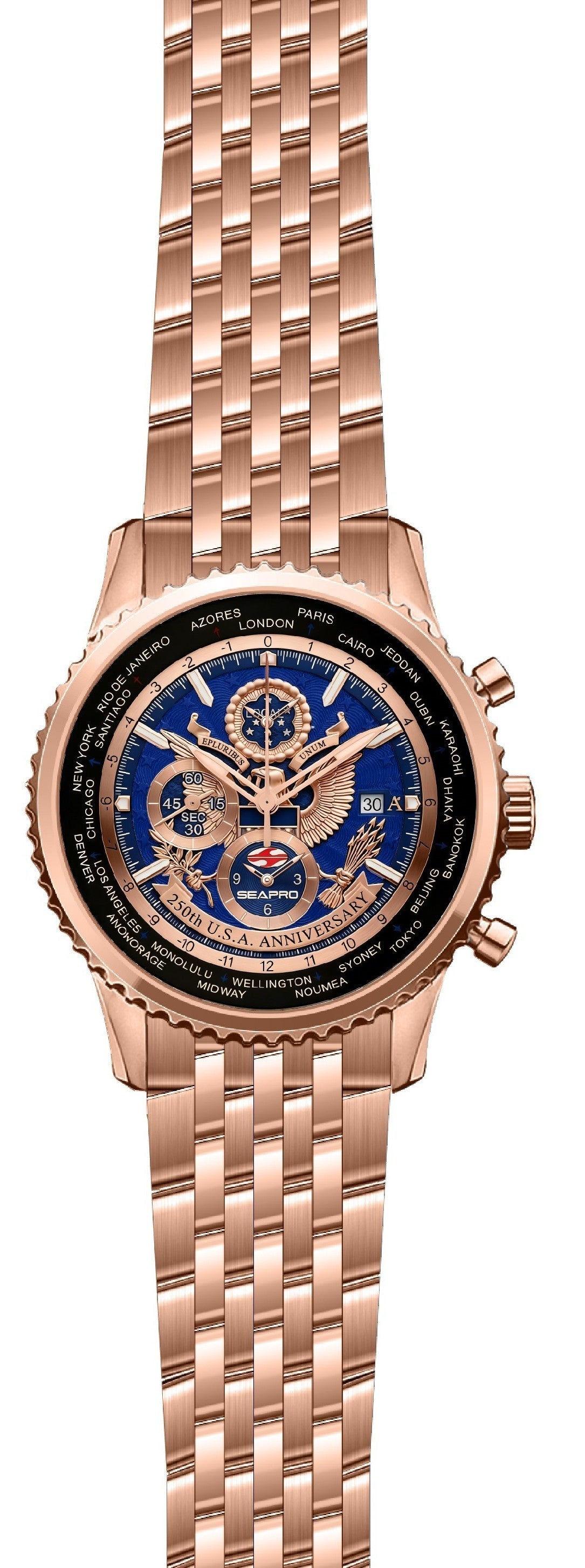 SEAPRO  250th Anniversary Meridian World Timer GMT  “Limited Edition Timepiece”