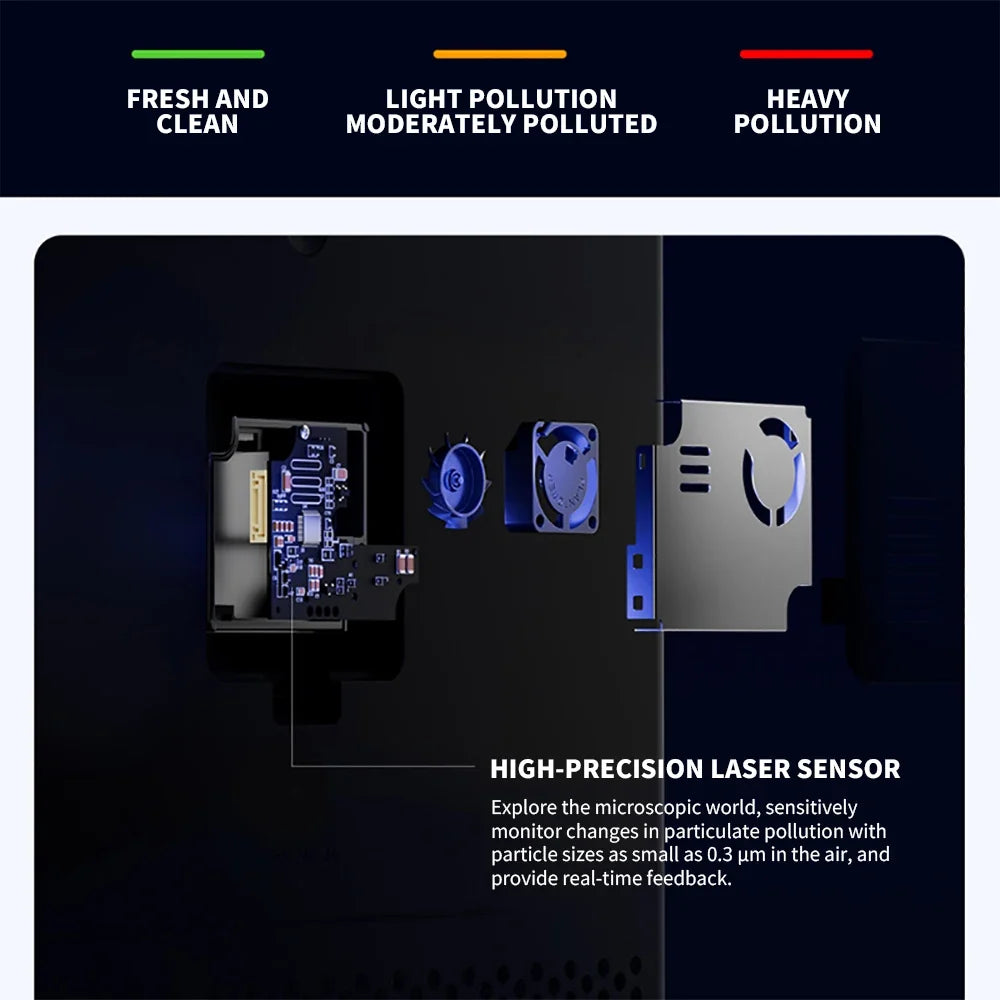 MIJIA Smart Air Purifier 4 Lite LED Display Quadruple Purification Aldehyde Removal Home Air Ionizer 35.8dB(A) Low noise