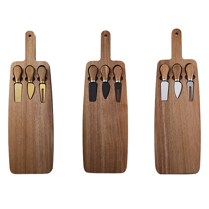 Acacia cheese board set cheese knife cheese board chopping board steak board cheese knife