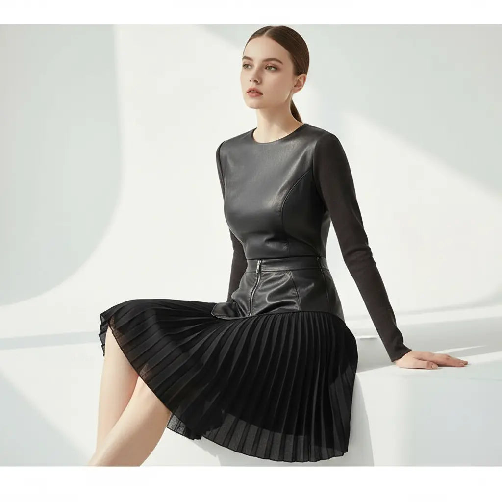 Comfortable & Stylish Foreign-Style Pleated Skirt