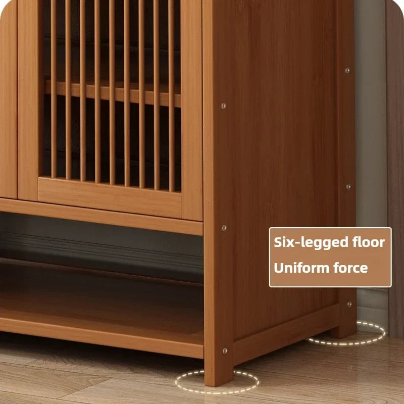 Shoe cabinet for home use, doorstep storage cabinet, wall facing hallway, indoor entrance, rental room, multi-layer shoe rack