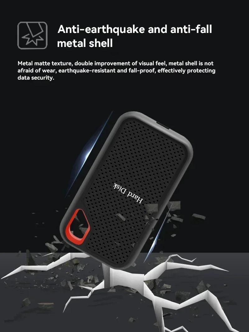 NEW 256TB USB SSD Mobile Hard Disk E60 128TB USB 3.1 HD External Hard Mobile Hard Disk HDD Storage Devices USB Tools