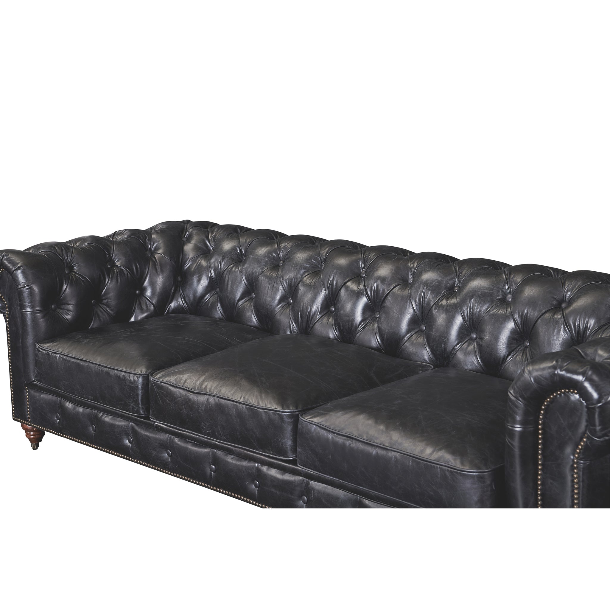 Century Chesterfield Sofa - Slate Leather