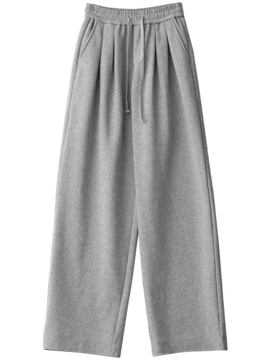 Thick Plush Joggers Autumn & Winter Drawstring Pants