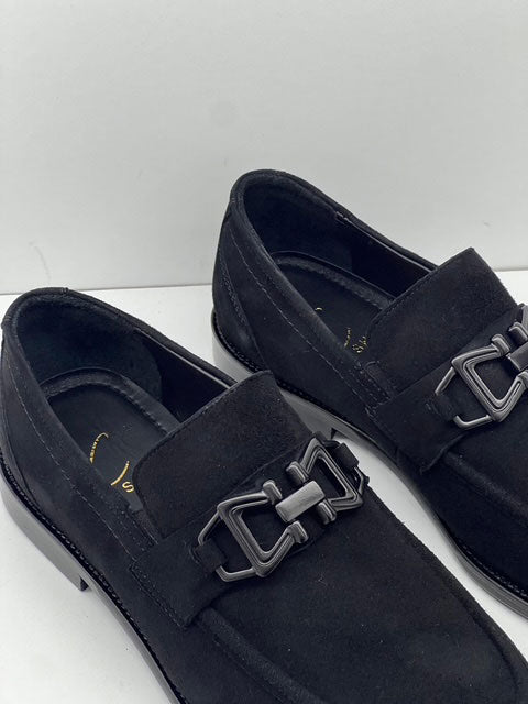 C Collection Suede Loafer - Black