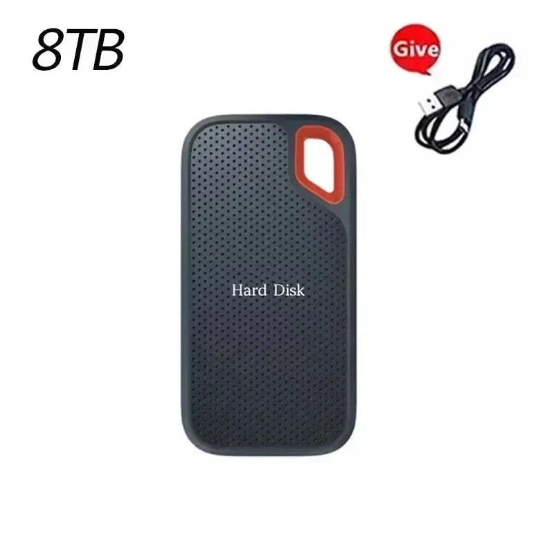 NEW 256TB USB SSD Mobile Hard Disk E60 128TB USB 3.1 HD External Hard Mobile Hard Disk HDD Storage Devices USB Tools