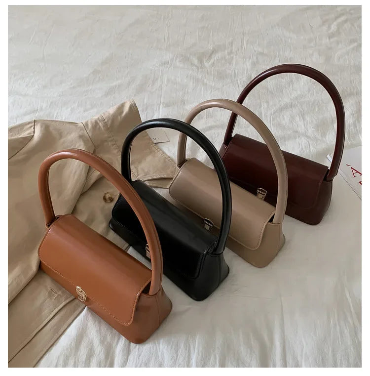 Luxury Brand Crossbody Bags for Women | Fashion Design Underarm & Woman Shoulder Bag (Female Handbag & Purses, Solid Color)
