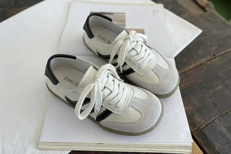 Careaymade-Genuine Leather Women's Shoes, Soft Sole Comfortable Casual