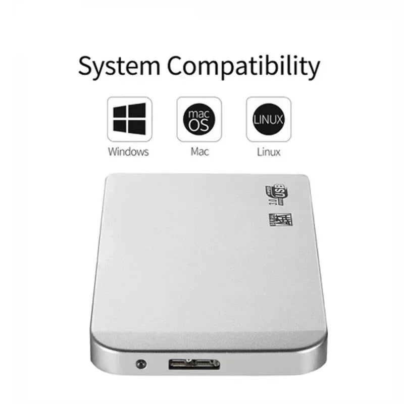 High-speed SSD 256TB USB 3.0 Enclosure Mobile Hard Drive Cases for SSD External Storage HDD Box With USB Cable ABS Tools