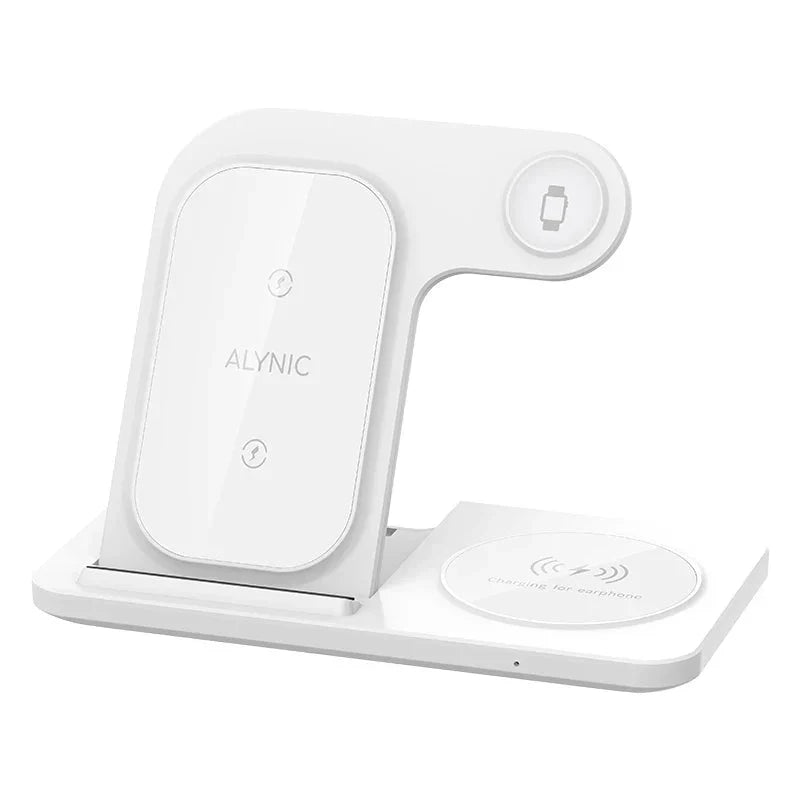 LED Fast Wireless Charging Station