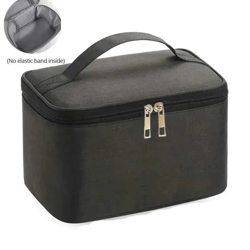 1pc Business Trip Men's Toiletry Bag Double Layer Large Capacity Cosmetic Bag Oxford Cloth Storage Bag Portable Handbag