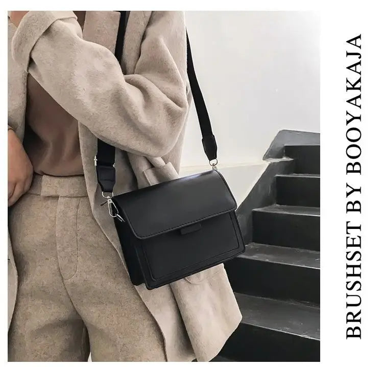 Fashion Brand Women's Small Crossbody Bag | Lightweight PU Leather Messenger Bag (Flap Handbag Purse, Summer Travel Bag for Female)