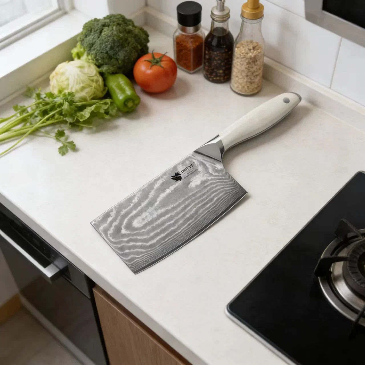 7.5 Inch Chopper Knife 67-layers Damascus Steel Blade G10 Handle Chef Slicing Cleaver Kitchen Knives Meat And Poultry Tools