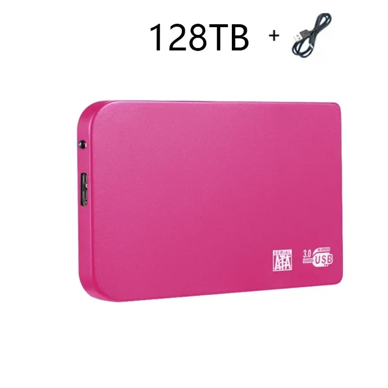 High-speed SSD 256TB USB 3.0 Enclosure Mobile Hard Drive Cases for SSD External Storage HDD Box With USB Cable ABS Tools