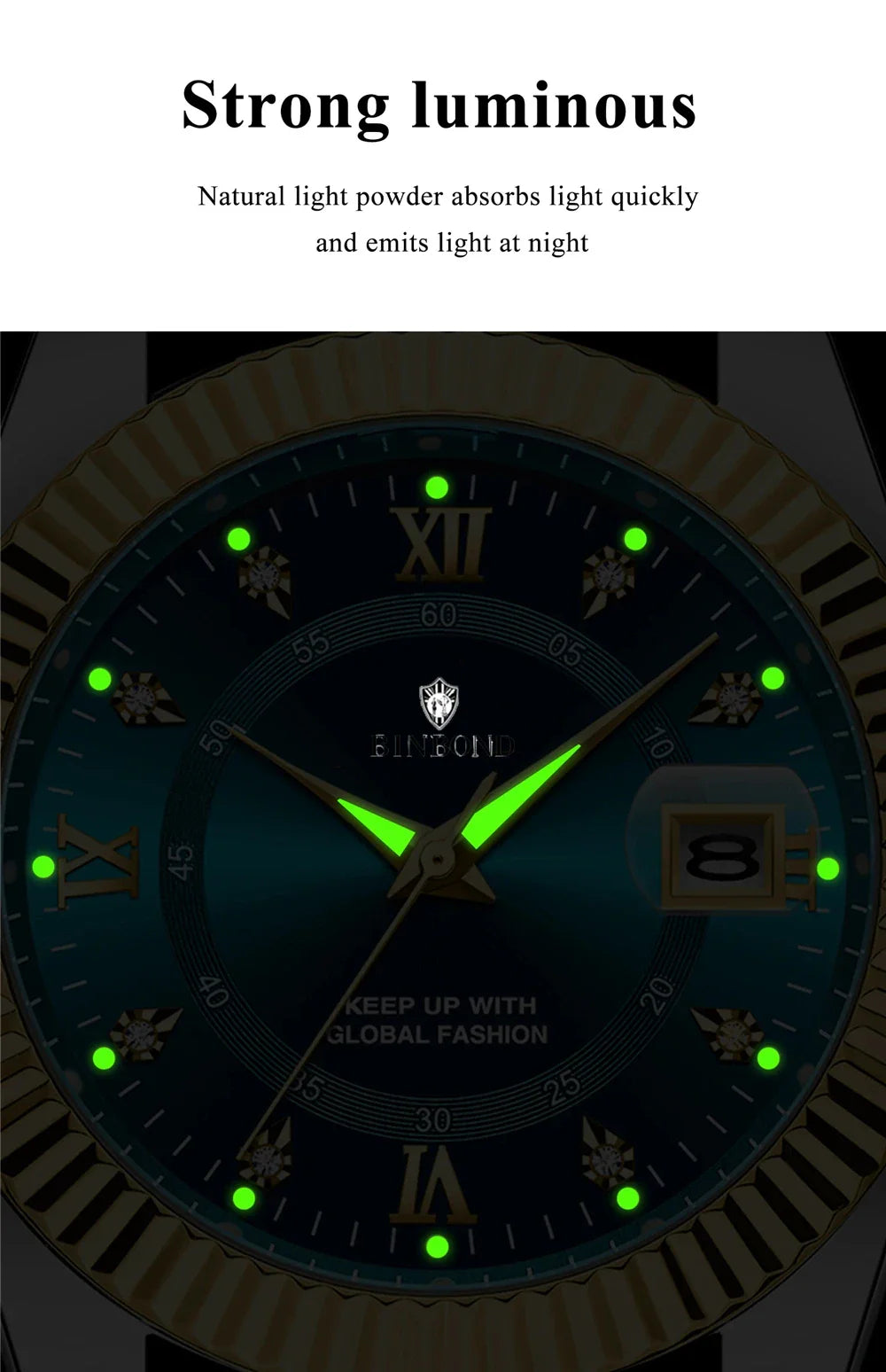 Fashion Quartz Wristwatches Luxury Brand High Quality Diamond Watch For Man Gifts Digital Mens Automatic Watches Men Gold Clock