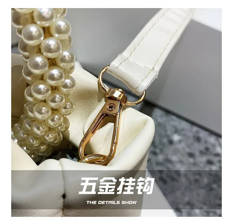 Women's Cloud Bag | New Fashionable Soft Solid-Color PU Leather Single-Shoulder & Crossbody Bag (Simple & Stylish)
