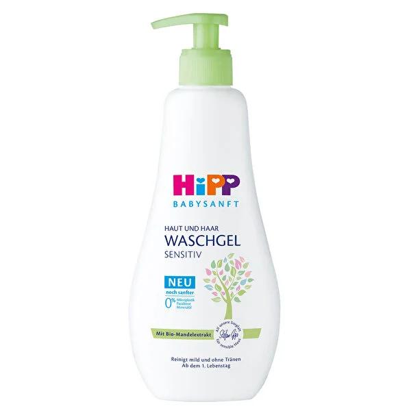 HiPP Babysanft: Gentle & Organic Baby Shampoo and Body Wash - Paraben & Soap Free - Perfect for Sensitive Skin & Newborns - 400ml