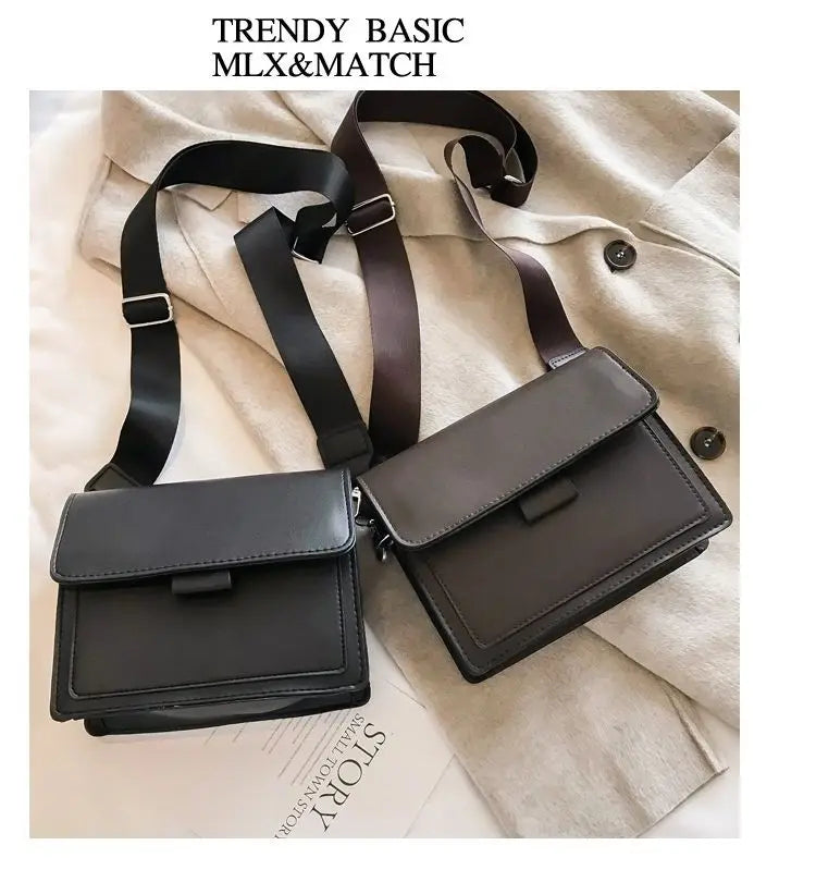 Fashion Brand Women's Small Crossbody Bag | Lightweight PU Leather Messenger Bag (Flap Handbag Purse, Summer Travel Bag for Female)