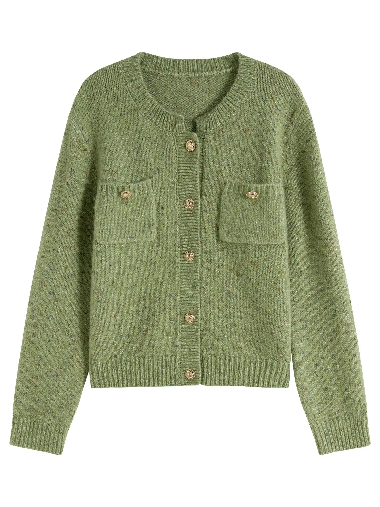 Chic Winter Knitted Cardigan Sweater Jacket for Women